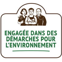 pictogramme engagée dans des démarches pour l'environnement